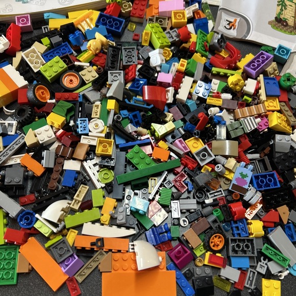 LEGO Random Parts Pieces Manuals Bulk Lot - Picture 2 of 2